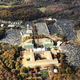 Aerial image of George Bush Center for Intelligence, the headquarters of the Central Intelligence Agency (CIA), in Langley, Virginia in 2018.